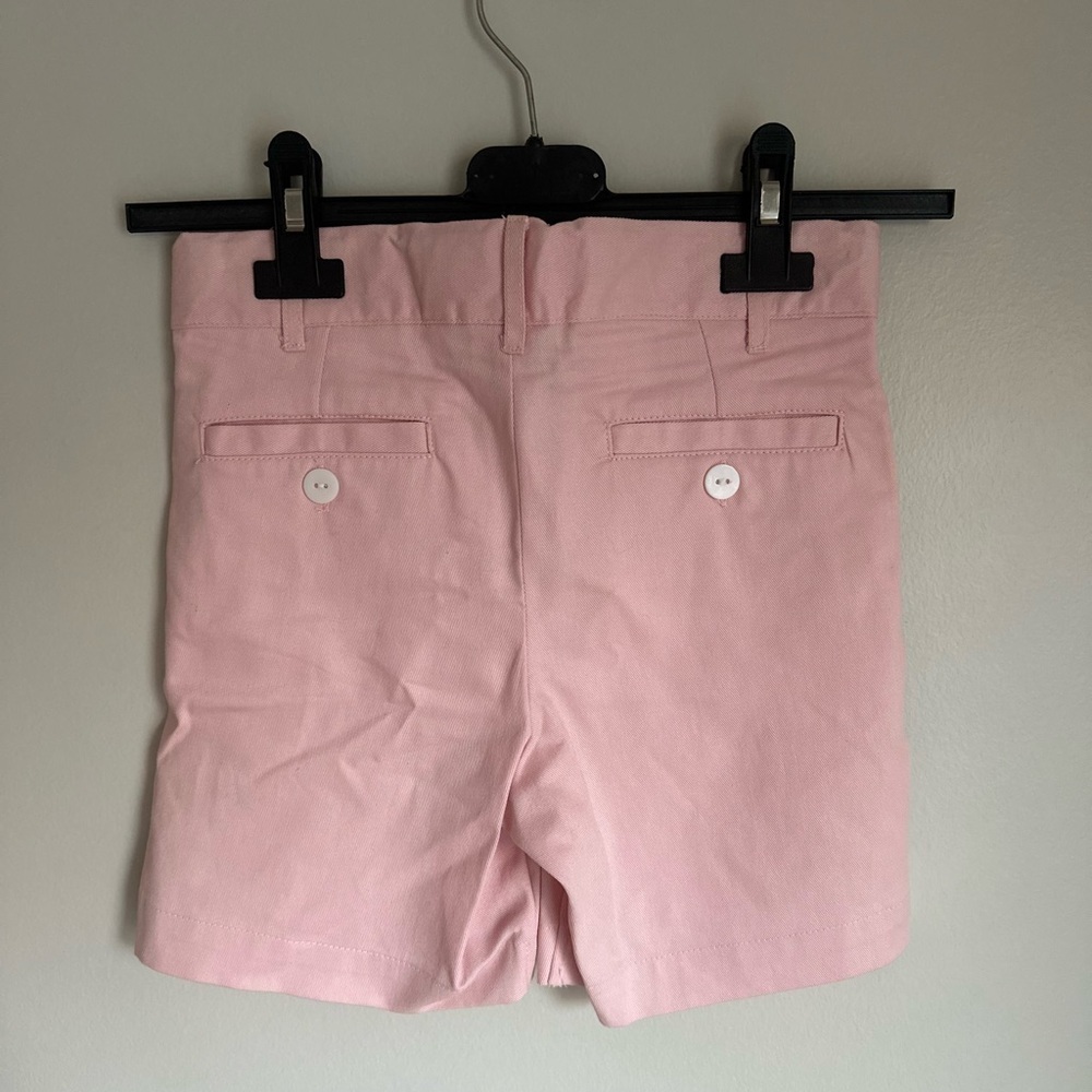 NWT Bella Bliss Pink Twill Wilson Shorts Boy's Size 5 Summer Spring Easter - Picture 2 of 8